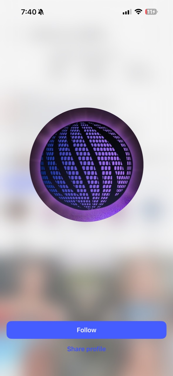 Women in Nightlife purple disco-ball logo